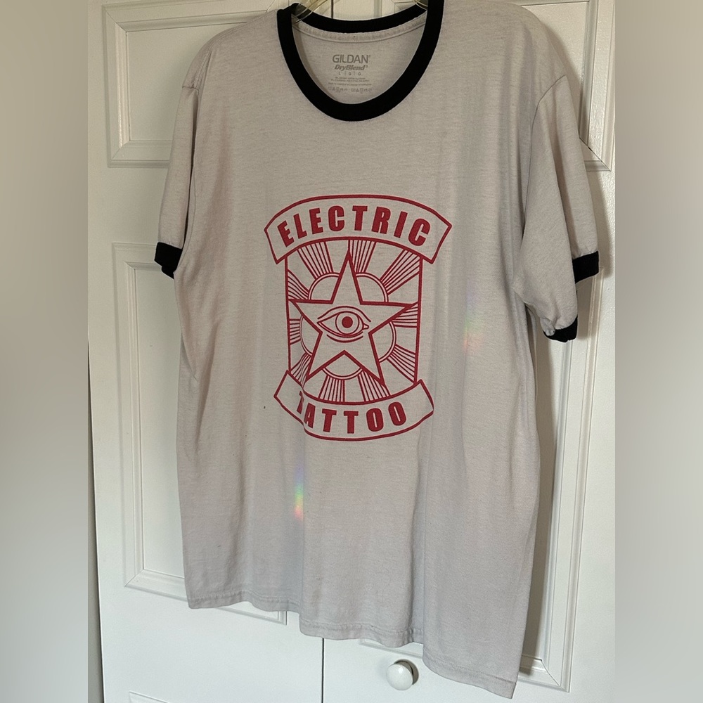 Electric Tattoo NJ T shirt large